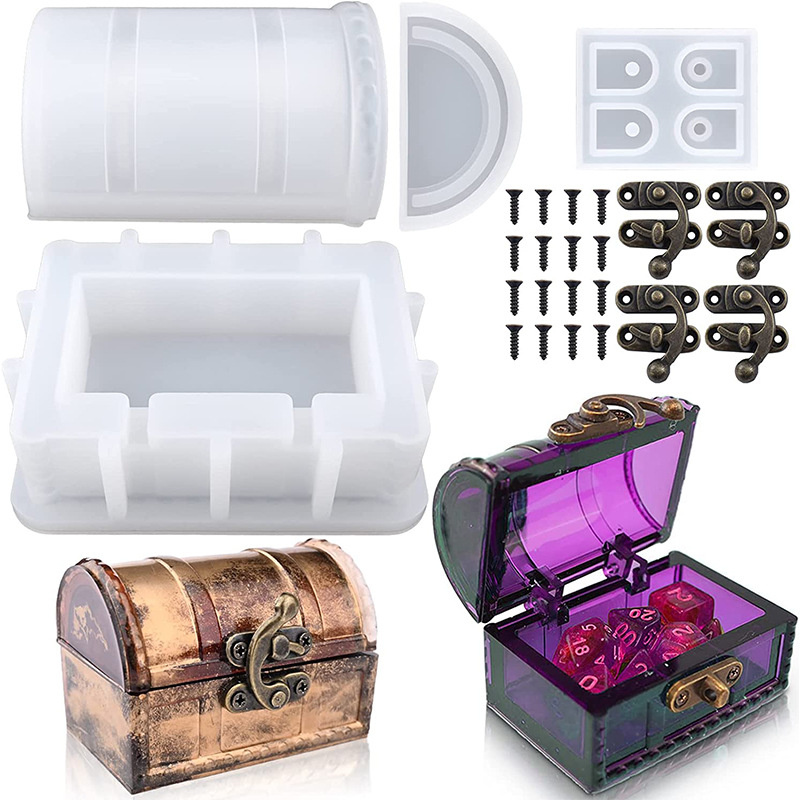 Resin Art Case - لتقوم بها بنفسك صندوق تخزين سيليكون