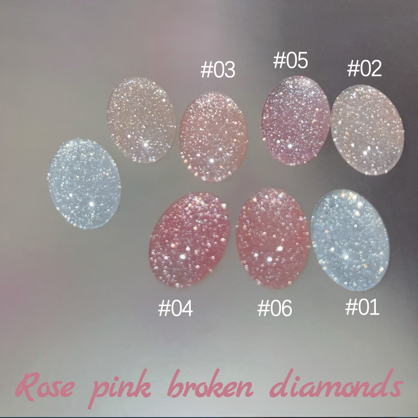 Resin Art Rose - 1-6 قطعة TC 2025 جديد الوردي