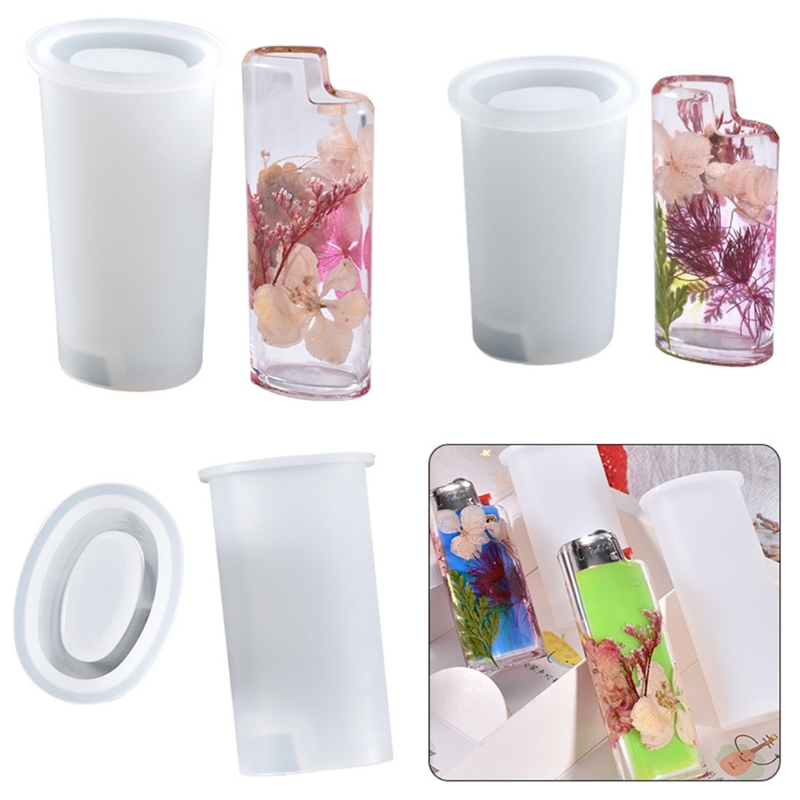 Resin Art Case - ولاعة السجائر غطاء قالب من السيليكون
