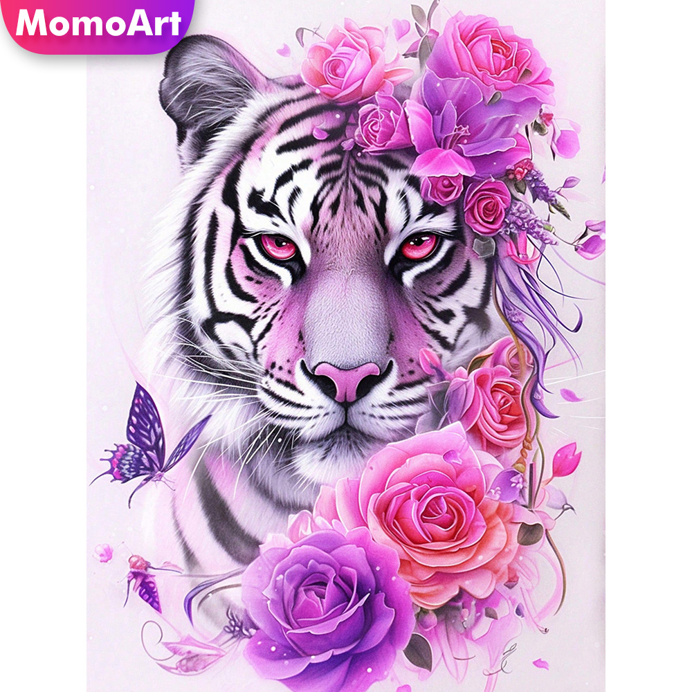 Resin Art Rose - لوحة فنية جديدة من موموآرت بتطريز