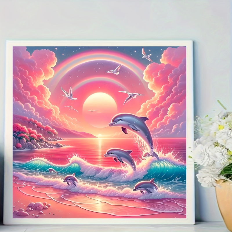 طقم رسم بالألماس، نمط سماء ورد - مراجعة Resin Art Work وسعره