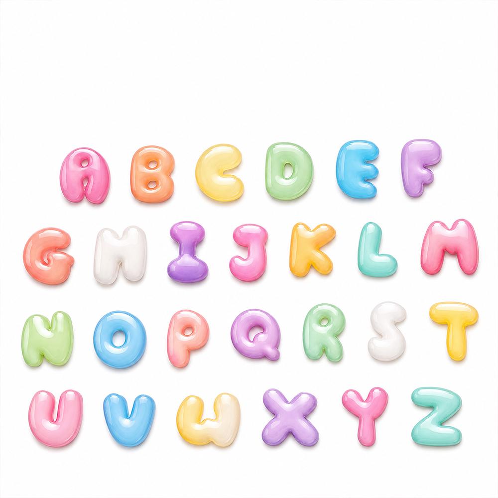 قالب سيليكون صغير الحجم S0321  - مراجعة Resin Art Alphabet وسعره