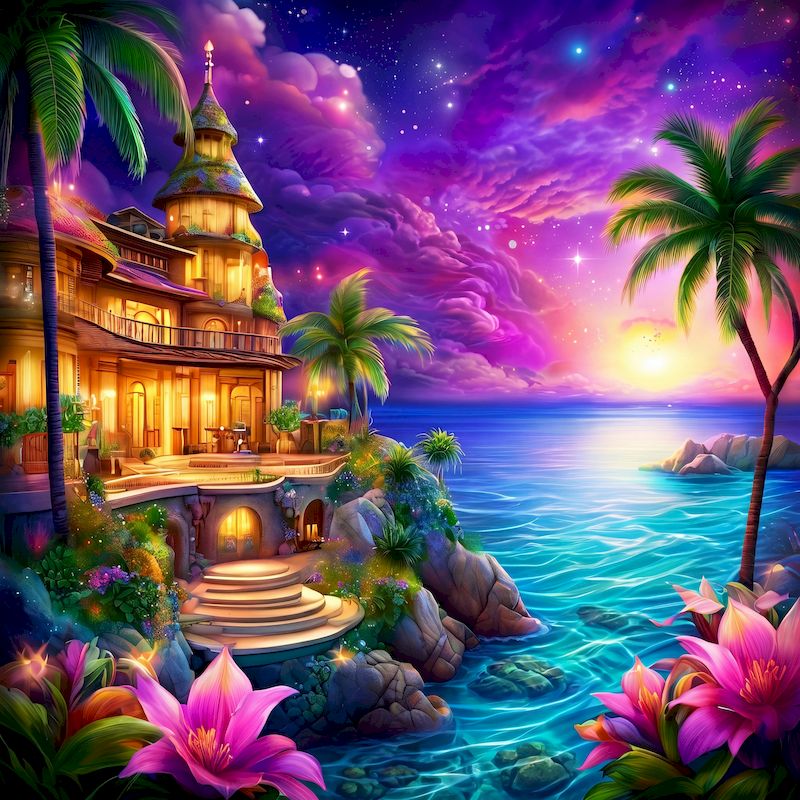 GATYZTORY طقم رسم بالألماس بتص - مراجعة Resin Art Wallpaper وسعره