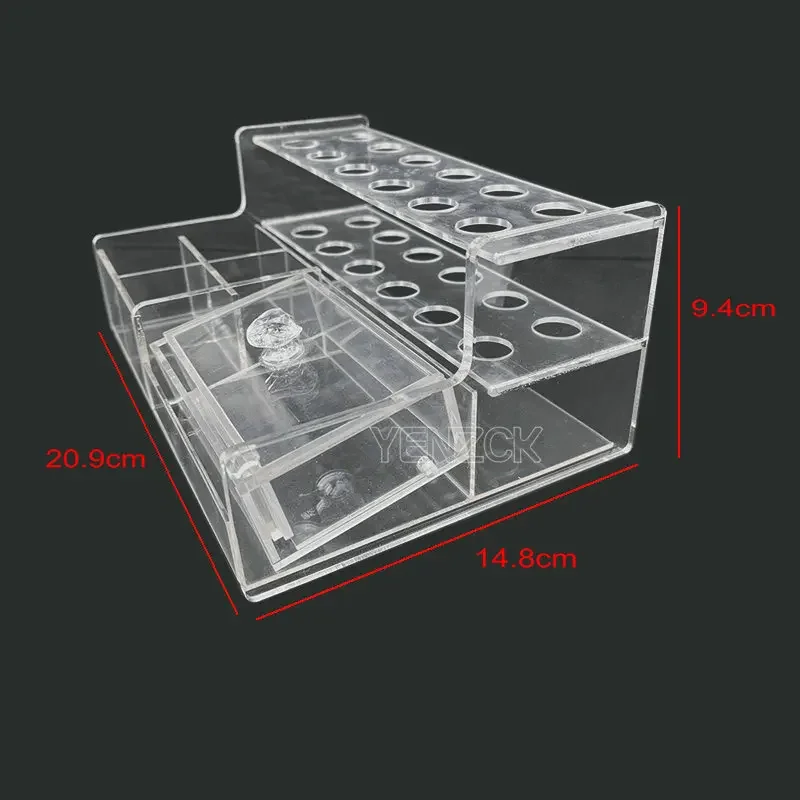 1 قطعة حامل الأسنان لحقنة الرا - مراجعة Resin Art Case وسعره