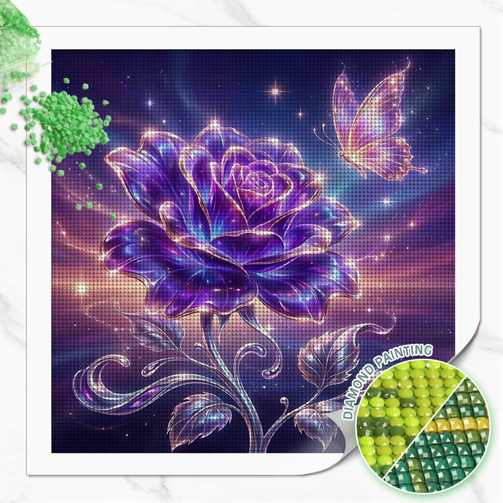 لوحات فنية مزخرفة بالألماس من  - مراجعة Resin Art Rose وسعره