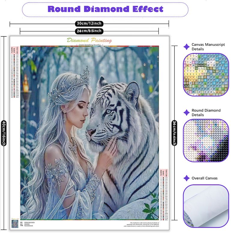 SDOYUNO لوحة ماسية للتطريز بتص - مراجعة Resin Art Wallpaper وسعره