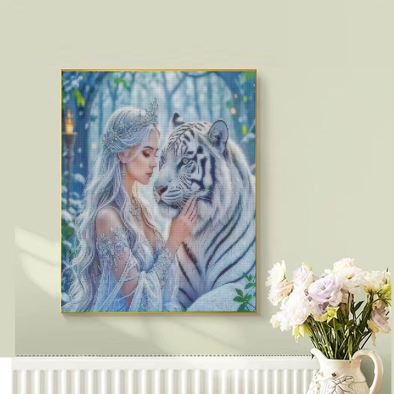 SDOYUNO لوحة ماسية للتطريز بتص - مراجعة Resin Art Wallpaper وسعره