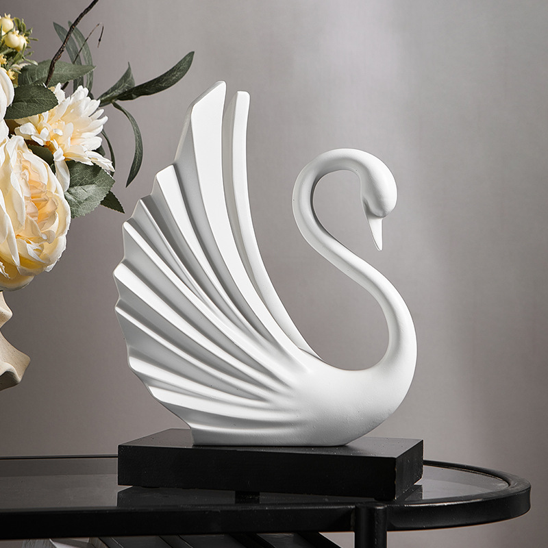 تمثال زوج من البجع المصنوع من  - مراجعة Resin Art Wedding Gift وسعره