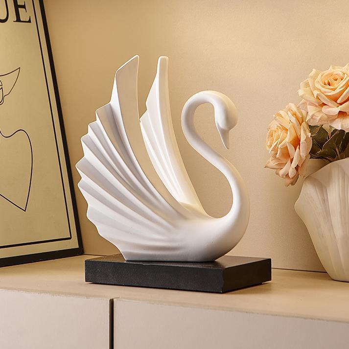 تمثال زوج من البجع المصنوع من  - مراجعة Resin Art Wedding Gift وسعره