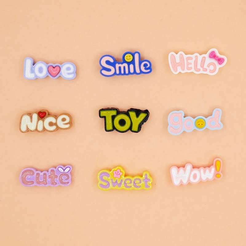 كابوشون بظهر مسطح رائع ، حروف  - مراجعة Resin Art Alphabet وسعره