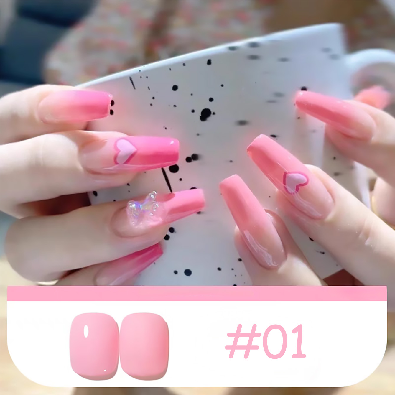 طلاء أظافر جل وردي اللون من ZH - مراجعة Resin Art Rose وسعره