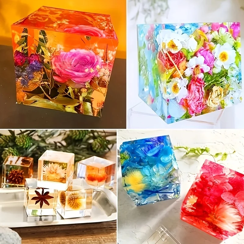 5 قطعة قالب راتينج مربع سيليكو - مراجعة Resin Art Case وسعره