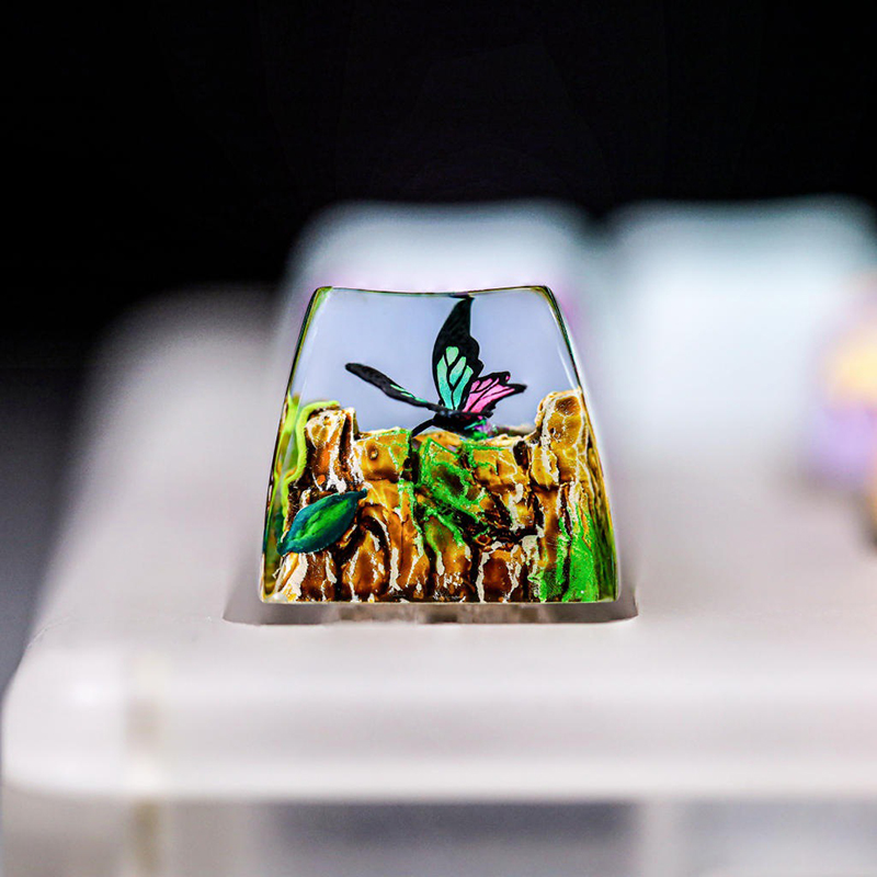 غطاء مفتاح لوحة مفاتيح من الرا - مراجعة Resin Art Baby وسعره