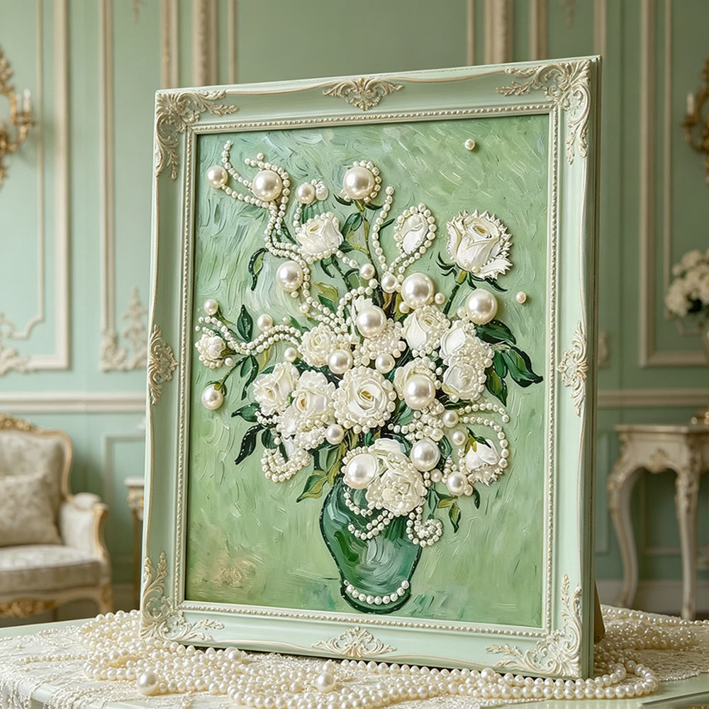 مجموعة هواكان للرسم باللؤلؤ لل - مراجعة Resin Art Rose وسعره